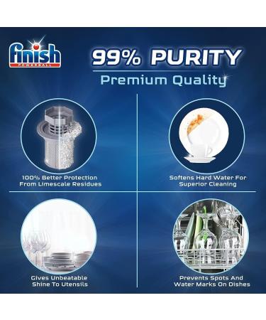Bundle of Finish Ultimate Plus Infinity Shine Dishwasher 73 Tablets Bundle 1 x Dishwasher Cleaner 1 x Dishwasher Salt 2kg - Buy Online on GoSupps.com