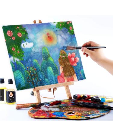 Transon 12-Piece Artist Paint Brush Set for Watercolor, Acrylic, Gouache, Oil & Tempera Painting - Buy Online on GoSupps.com