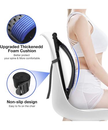 Moocoo Multi-Level Back Stretcher for Lower Back Pain Relief - Lumbar Support Spine Board for Herniated Disc, Sciatica, Scoliosis - Upper and Lower Back Muscle Pain Relief - Buy Online on GoSupps.com