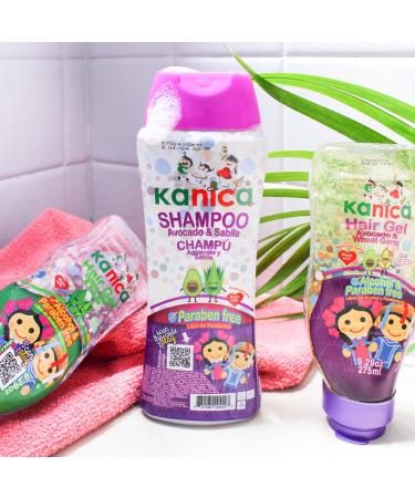 Avocado Hair Care Kit for Kids & All Hair Types | Nourishing Shampoo & Gel | 13.5oz & 9.29oz - Buy Online on GoSupps.com