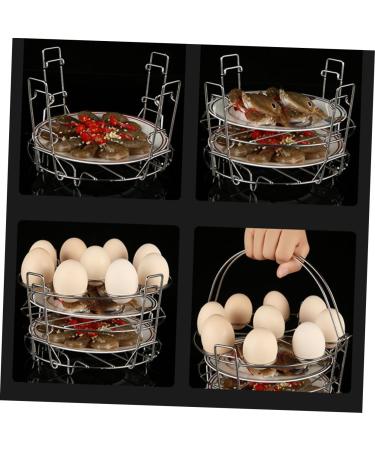 Zerodeko 1pc 304 Daily Life Gadget Eggs Steaming Eggs Superimposed Egg Steaming Rack Steamer Household - Buy Online on GoSupps.com