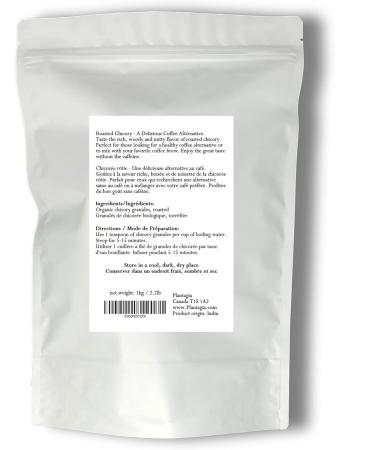 Plantagia Chicory Root Roasted Granules Organic 1 KG / 2.2 LB Natural Coffee Substitute Only One Ingredient - Buy Online on GoSupps.com