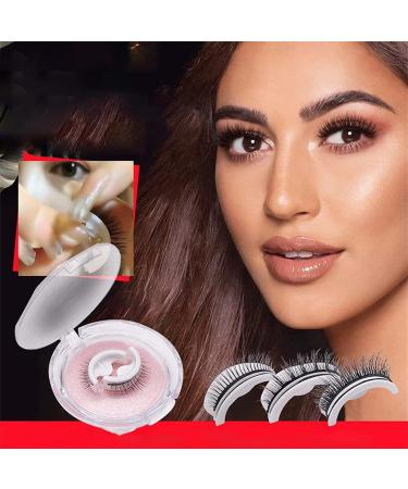 2024 Self-Adhesive Eyelashes - Snap-On & No Adhesive | 3 Pairs Natural Look - Buy Online on GoSupps.com