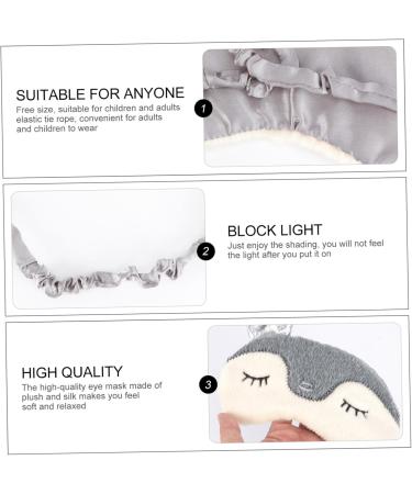 GLEAVI 2 Pcs Cartoon Blindfold - Plush Eye Masks for Sleep & Travel - Cute Eyepatch Eye Covers for Comfortable Flying & Relaxation - Buy Online on GoSupps.com