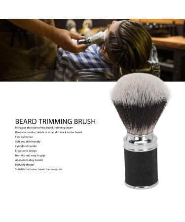 Professional Men's Beard Creams & Soap Brush - Ergonomic Aluminum Alloy Handle for Home & Salon Grooming - Buy Online on GoSupps.com