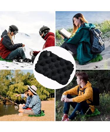 Inflatable Cushion Seat | Portable Air Sitting Cushion Air Inflatable Pressure Relief Seat Cushion for Wheelchair Car Home Black - Buy Online on GoSupps.com