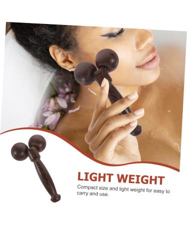 FOMIYES Chicken Wing Wood Massager & Face Roller - Premium Relaxation Tools for Women | Eye & Facial Massage Therapy - Buy Online on GoSupps.com