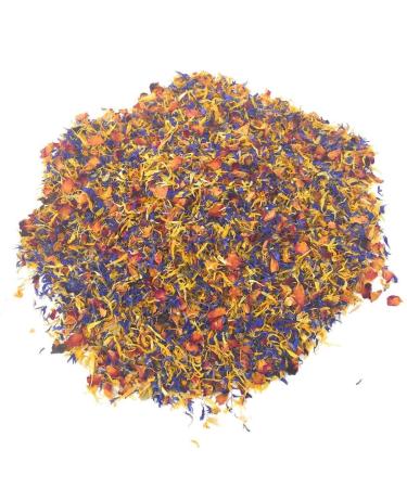 Spring Flower Blend  Edible Rose, Cornflower and Marigold - All natural, Culinary grade (0.35oz) - Edible flowers - Premium Quality - Perfect for Beverages, Cakes and Culinary Delights