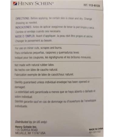 Henry Schein Fabric Strips Bandage 1x3 - Flexible Adhesive Latex-Free Flesh Colored (Box of 100) - International Shipping Available - Buy Online on GoSupps.com