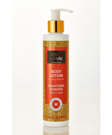 Bronze shimmering moisturizing lotion