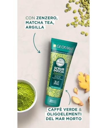 GEOMAR | Exfoliating by Ducha Purifying 2 in 1 Exfolia y Limpia Uso Diario 95% Natural Origin F rmula Vegana Dermatol gicamente Testado Made in Italy 250 ml - Buy Online on GoSupps.com