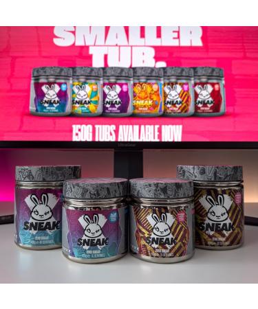 SNEAK Raspberry Lemonade Edition Energy Drink | In-Game Focus Boost Zero Sugar Vegan | 15 Servings 150g - Buy Online on GoSupps.com