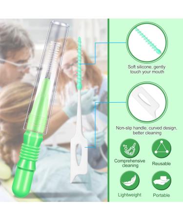 700 Pieces Interdental Brush Set | 100 Braces Brushes & 600 Toothpicks | Oral Hygiene Flossing Tool for Cleaner Teeth - Buy Online on GoSupps.com