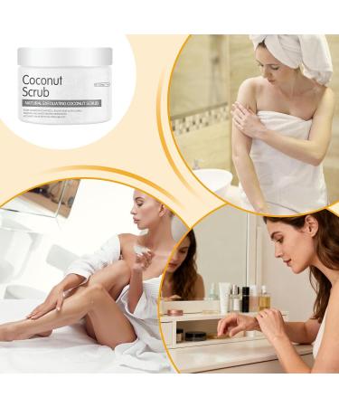 Exfoliant Pour Le Corps - 200g Savon Hydratant Naturel - Exfoliant Lissage Pour La Peau | Pour La Luminosit Soins De La Peau Morte Beaut Pour Les Mains Et Les Pieds Zone Bikini Dos Et Noix de coco 1 unit (Lot de 1) - Buy Online on GoSupps.com