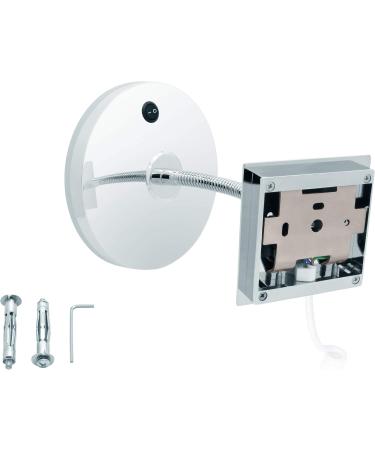 Nicol 4027000 SARA LED Cosmetic Mirror - 5x Magnification Wall Mirror with Movable Gooseneck | International Shipping - Buy Online on GoSupps.com