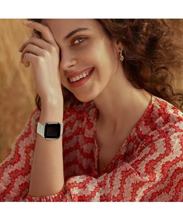 Chinbersky 5-Piece Adjustable Nylon Bracelet Set for Fitbit Versa 2/Versa/Versa Lite - Stylish Sports Replacement Bands for Men & Women - Buy Online on GoSupps.com