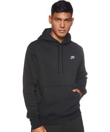 Nike Men's Pull Over Hoodie Black/White Large - Shop Now! - Buy Online on GoSupps.com