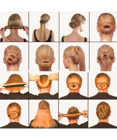 6-Piece Hair Bun Maker Set for Easy French Twist Bun - Black, Dark Coffee, Light Coffee - Perfect Bun Tool for Girls and Women - Buy Online on GoSupps.com