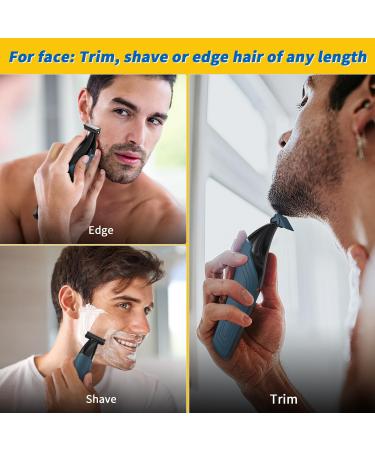 Electric Groin & Body Hair Trimmer for Men | All-in-One Groomer Kit with Dual-Sided Blade - Buy Online on GoSupps.com