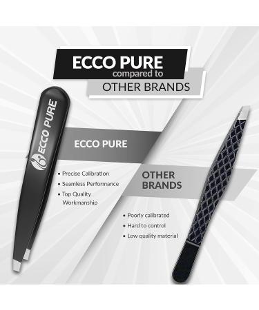 Premium Stainless Steel Slant Tip Tweezers for Women & Men - Fine & Sharp Points - Lab Precision - 1 Pack - Buy Online on GoSupps.com