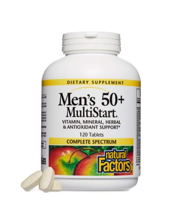 Natural Factors Men's 50+ MultiStart 120 Tablets