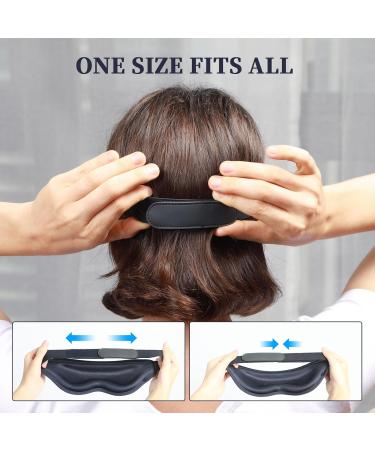 HONGJING 3D Sleep Mask Set - Zero Eye Pressure Blackout Eye Cover for Travel | Perfect Gift for Men & Women - Buy Online on GoSupps.com