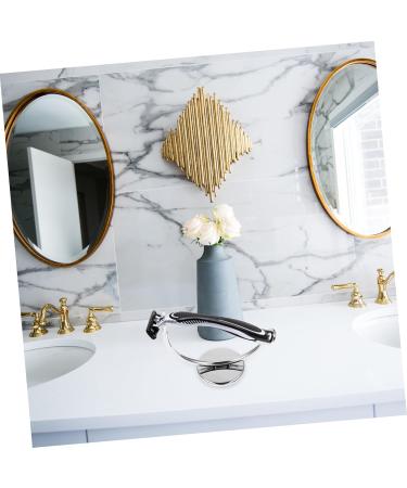 Minkissy 3-Pack Decorative Razor Holder - Unique Brush Holders for Shavers & Gifts for Men (10.5x8.7cm) - Sleek Silver Design - Buy Online on GoSupps.com