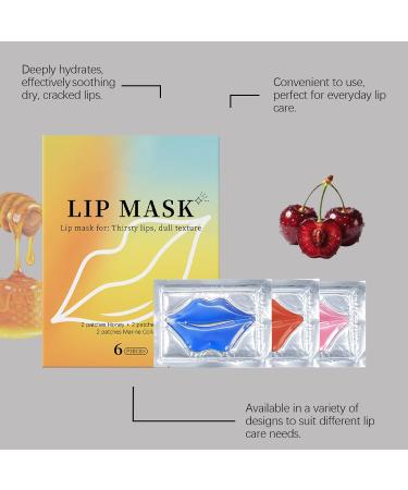 Hengxuan Deeply nourishing hydrating lip mask hydrating treatment for soft smooth lips exfoliates dead skin cells reduces fine lines and dryness 2 - Buy Online on GoSupps.com