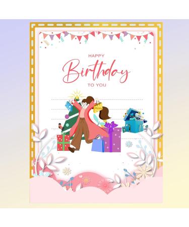 Infunly 13pcs Rectangle Hot Foil Plate Bundle - Pink Metal DIY Embossing Plates for Scrapbooking and Card Making - Buy Online on GoSupps.com