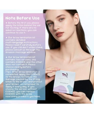 PERMANIA Brow Lift Kit Sourcil Browlift Soucils 2 en 1 Kit Rehaussement de Cils et Soucils Ingr dients Doux - Facile Utiliser pour Les D butants et Les Salons (Sans ESSENCE) 5 ml (Lot de 4) - Buy Online on GoSupps.com
