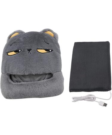 Haofy USB Foot Warmer - Cartoon Pattern Electric Heating Slippers for Home Travel & Office | Stay Cozy with Gray Warm Souls - Buy Online on GoSupps.com