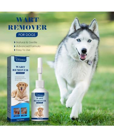 HWQXJY Wart Remover for Dogs | Natural Dog Wart Treatment | Fast & Effective Skin Brand Removal - Buy Online on GoSupps.com
