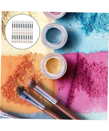 Mikinona 24pcs Latex Eye Shadow Stick Women Eye Shadow Brush Eyeshadow Double Sided Small Makeup Brush Eye Makeup Makeup Supplies Eyeshadow Blending Brush - Buy Online on GoSupps.com