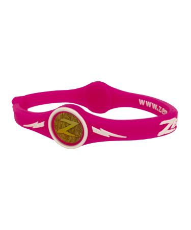 Zen-ERGY Balance Bands - for Power Strength Agility Focus Well Being & Positive Energy Flow Pink Band With White x-large (216mm)