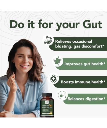Rigma Herbal BEE Gut Health - Gas and Bloating Relief Constipation Leaky Gut Repair - Gut Cleanse & Restore Digestion - Promote Regularity Colon Cleanser 60 Capsules - Buy Online on GoSupps.com