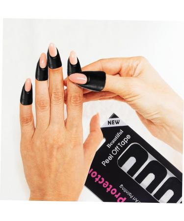 FRCOLOR 500 Sheets Nail Art Anti Spill Stickers Cuticle Protection for Nail Polish Nail Protection Stickers Nail Protection Cover Nail Protection Nail Polish Tape 3.00X2.50X0.10CMx5pcs As Shown X 5 Pieces - Buy Online on GoSupps.com