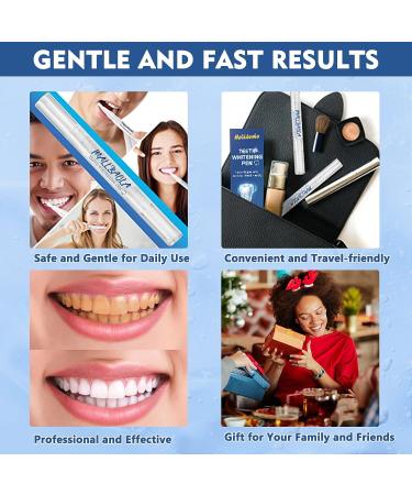 Teeth Whitening Pen Set - Fast & Effective Tooth Whitening Gel for Bright White Teeth, Removes Years of Stains, No Sensitivity - Oral Care Solution - Buy Online on GoSupps.com