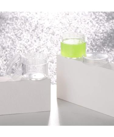 100 Clear Plastic 20g Sample Cosmetic Jars with Leak-Proof Lids - Lip Balm Containers - Buy Online on GoSupps.com