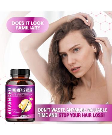 NutraPro Hair Growth Vitamins for Women | DHT Blocker & Biotin Supplement for Thicker Longer Hair Regrow & Volumize Naturally - Buy Online on GoSupps.com