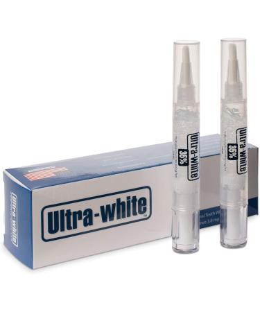 Ultra-White Teeth Whitening Pen 2 Pack - Fast Results Guaranteed for Stained, Discolored, and Yellow Teeth - Buy Online on GoSupps.com