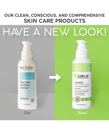 Clear Skin Cranberry Cleanser by MyCHELLE Dermaceuticals - 4.2 Fl Oz Exfoliating Facial Cleanser for Oily Skin - Buy Online on GoSupps.com