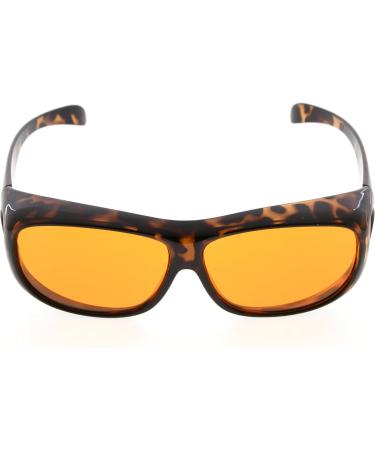Blue Light Blocking Glasses for Men & Women - Tortoise Frame with 100% Blue Light Filter - Optimize Eye Protection - Buy Online on GoSupps.com