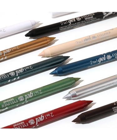 10 Colored Eyeliners Pen Set Waterproof Smudge-Proof Eye Shadow Pencil Liquid Eyeliner Makeup Set Long-Lasting High Pigmented Rainbow Eyeliner Pencils Kit Glitter Eye Liners for Women #27*10colour - Buy Online on GoSupps.com