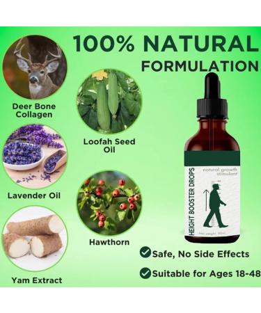 Medicare Height Booster Drops - Height Growth Oil for Adolescents | Reach Maximum Height (1PC) - Buy Online on GoSupps.com