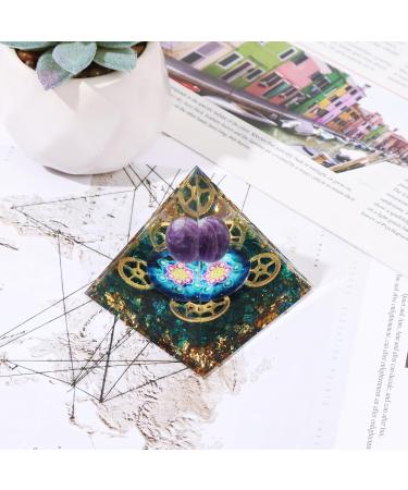GLMFAN Healing Crystal and Stone 2.4" Orgone Pyramid for Positive Energy Amethyst Crystal Decors Gifts Protection Crystals Energy Generator Blance Chakras Meditation Aids Sleep Attract Wealth Lucky (Black Stone) - Buy Online on GoSupps.com