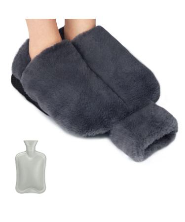 Foot warmth heat bottle without electricity foot warmer adult large hot water bottle foot heating without cable heated slippers Cold feet warmth foot warmers Pads footworm bottle for women/children (40x36cm) - Buy Online on GoSupps.com