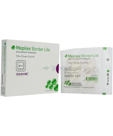Molynlycke -Mepilex Border Lite - 3x3 - Box of 5