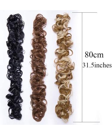 XXXL Hair Extensions for Voluminous Curls & Updos | Gray Blonde & Bleach Blonde Ponytail Ties - Buy Online on GoSupps.com