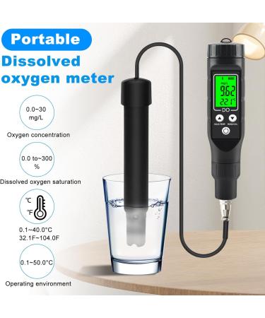 BuyWeek Dissolved Oxygen Meter Smart Bluetooth Analyzer for Dissolved Oxygen 0.0-30.0 mg L Detector for Dissolved Oxygen Digital DO Meter for Aquarium Aquaculture - Buy Online on GoSupps.com