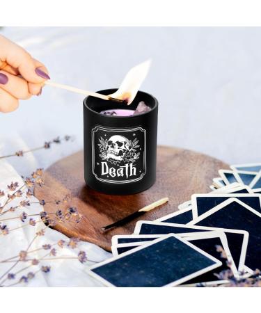 Tuitessine Tarot Candle with Crystals | Death Scented Candle for Meditation Astrology & Witchcraft | Perfect Gift for Women | Stress Relief | Christmas & Halloween - Buy Online on GoSupps.com